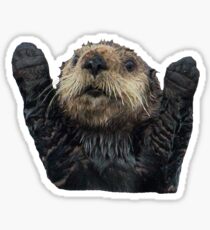 Otter Umarmungen Sticker