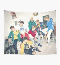 BTS group photo Wall Tapestry