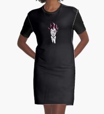 V for Vegeta Graphic T-Shirt Dress
