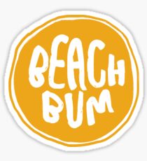 Beach Bum Sticker