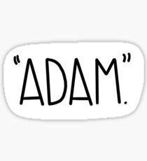 “Adam” Vine Reference Sticker Sticker