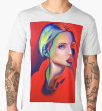 The world far below is on fire, 120-80 cm, 2018, oil on canvas Men's Premium T-Shirt