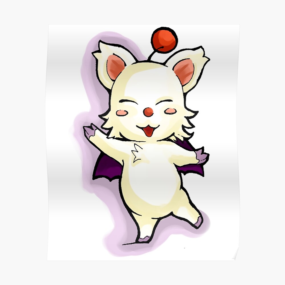 "moogle" Poster by Kyokatt Redbubble