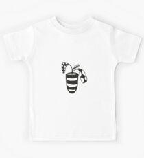White bumble Kids Tee