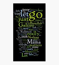 Queen - Bohemian Rhapsody Photographic Print