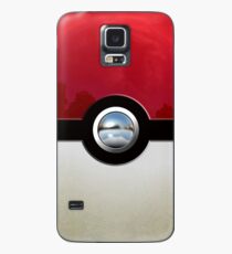 Red Pokeball Case/Skin for Samsung Galaxy