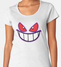 Gengar Monster Purple Pokeball Women's Premium T-Shirt