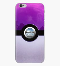 Gengar Monster Purple Pokeball iPhone Case