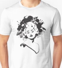 black and white beauty Unisex T-Shirt
