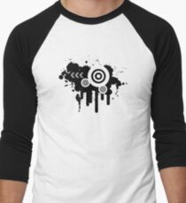 Grunge Vector Men's Baseball ¾ T-Shirt