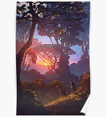 Giraffen Poster