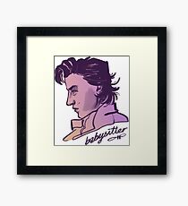babysitter Framed Print