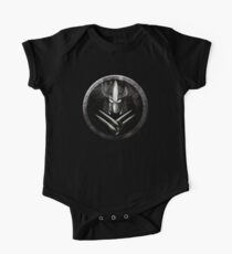 Rustic metal samurai Mask One Piece - Short Sleeve