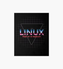80's inspired Linux design Art Board
