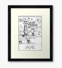 All the Nothing Framed Print