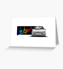 Clio 16V - Vive le sport / Front Greeting Card