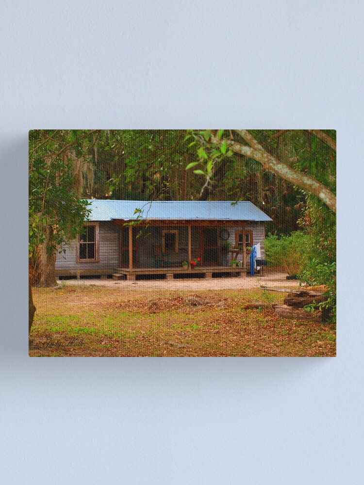 Old Florida Cracker House Canvas Print By Judygayle Redbubble