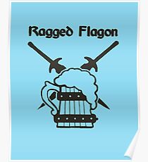 Skyrim - Ragged Flagon Emblem Poster