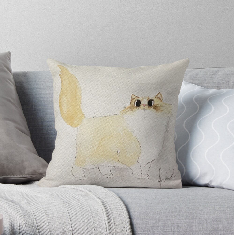 soft fuzzy throw pillows