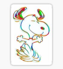 Colorful Snoopy Sticker