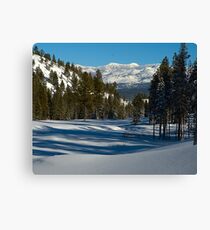Truckee California golf course Canvas Print