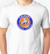 Calgary Alberta Canada Cowboy Horse Stampede Rodeo Unisex T-Shirt