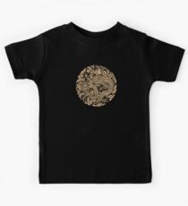 Gold Dragon shenlong Kids Tee
