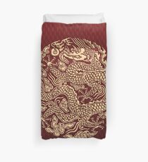 Gold Dragon shenlong Duvet Cover