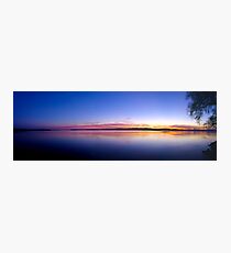 Sunset, Lake Champlain - Panorama Photographic Print