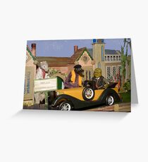 Wind in the Willows - Toad's New Car Greeting Card