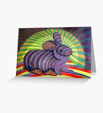 278 - PETER BUNNY - DAVE EDWARDS - COLOURED PENCILS & FINELINERS - 2009 Greeting Card