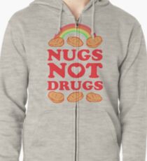 Nugs Not Drugs Zipped Hoodie