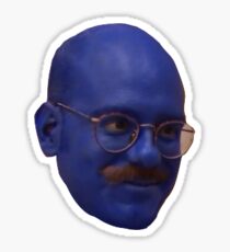 tobias fünke: blue man Sticker