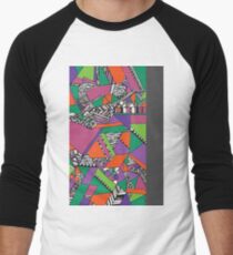 Patterns Baseball ¾ Sleeve T-Shirt