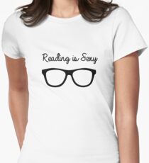 Reading is the New Sexy Women's Fitted T-Shirt