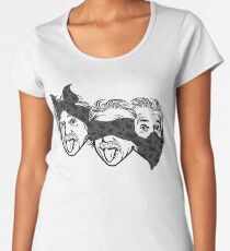 Funny Geek T-shirt Einstein Tongue Women's Premium T-Shirt