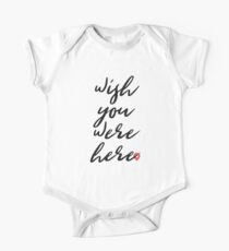 Wish you were here - Pink Floyd song lyric One Piece - Short Sleeve