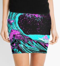 Vapourwaves Japanese Digital Art Mini Skirt