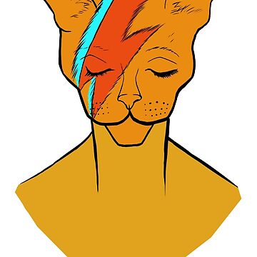Aperçu de l'œuvre David Bowie Cat de Kite4