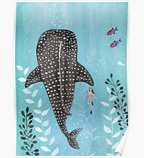 Whale shark! Poster