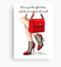 In my shoes Canvas Print