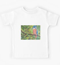 Azure Kingfisher - Watching, Waiting... Kids Tee