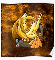 Hunger Phoenix Pokeball Poster