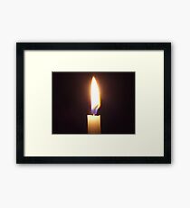 Candle Framed Print