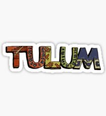 Tulum, Mexico Logo Sticker