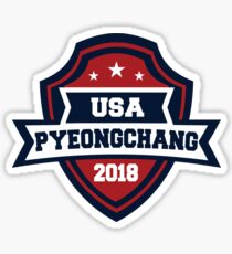USA Pyeongchang 2018 Sticker