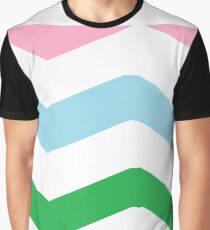 large chrevron pattern Graphic T-Shirt