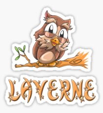 Laverne Owl Sticker