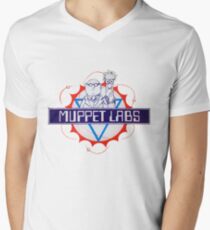 Muppet Labs T-Shirt mit V-Ausschnitt für Männer