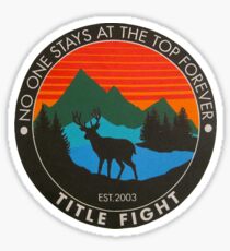 Title Fight Sticker